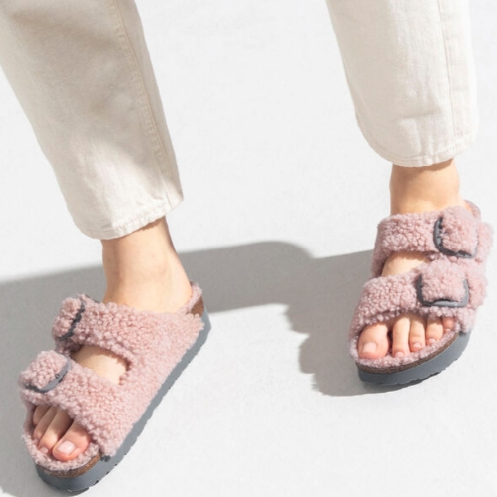 Birkenstock Papillio By Birkenstock Arizona Big Buckle Shearling Platfor…